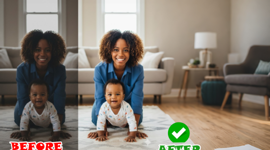 Before and After Image Edit